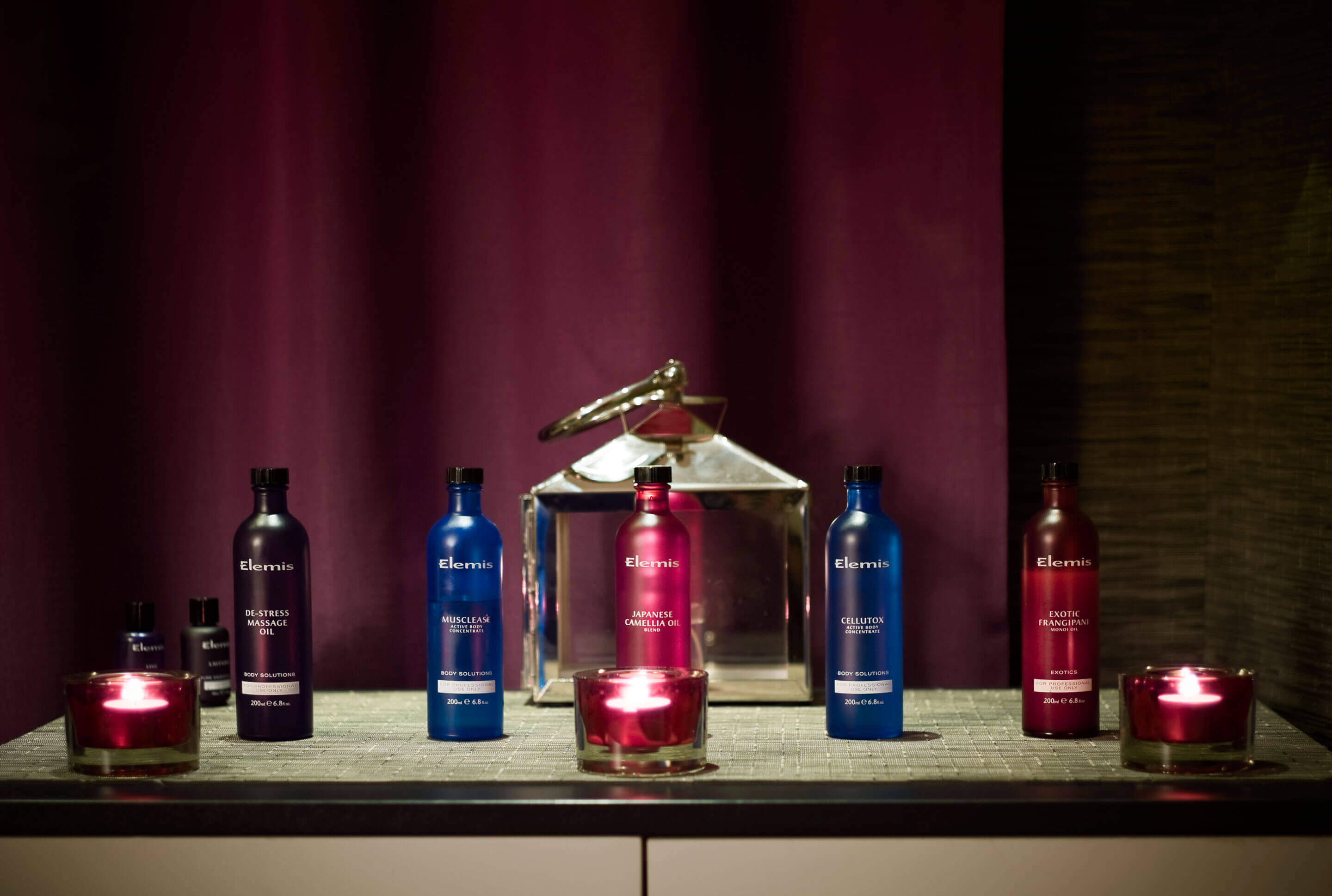 Elemis products at Yu Spa Edinburgh