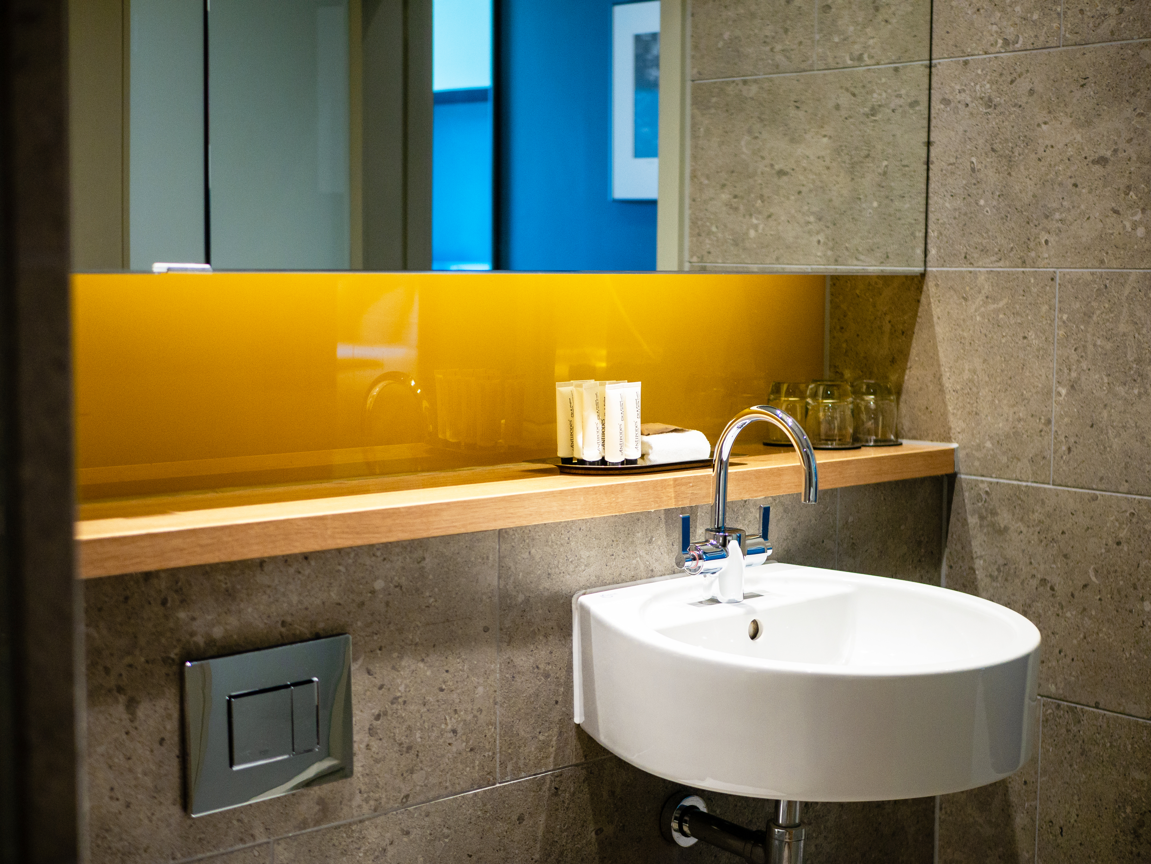 Bathroom in Family Room at Apex City of Bath Hotel