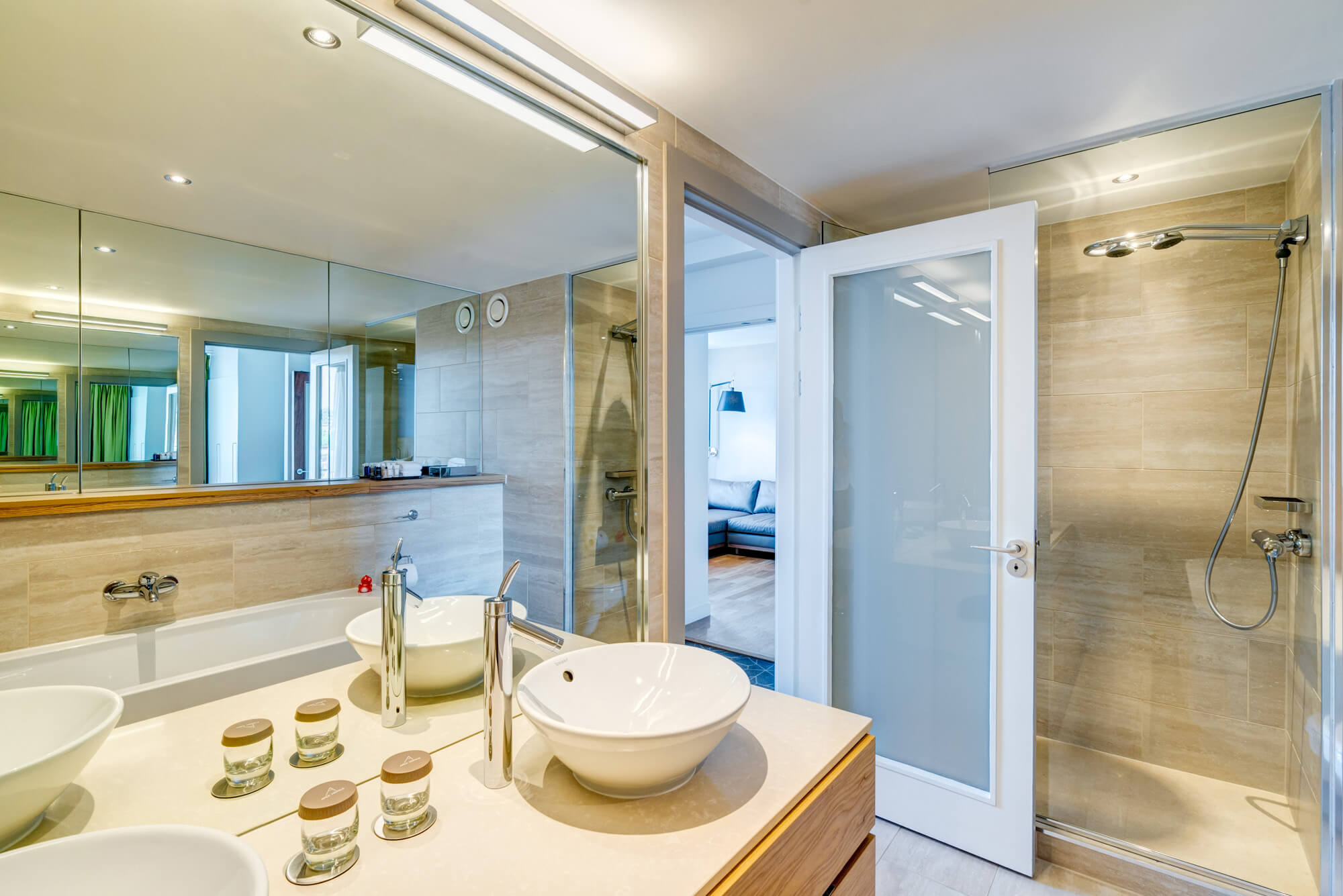 Master Suite bathroom with walk-in shower