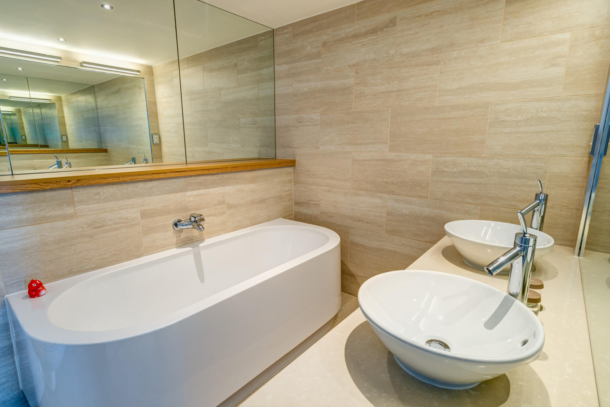 Master Suite bathroom with bath tub and sink