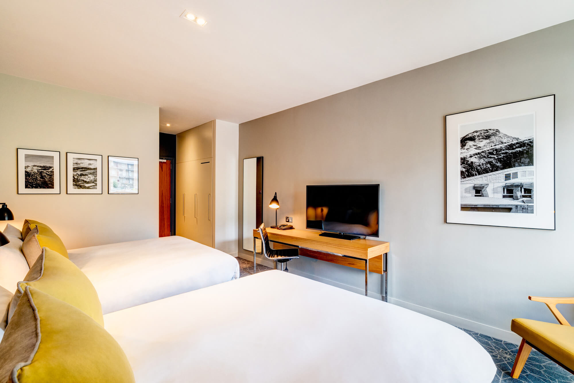 Family Room with two queen-size beds at Apex Grassmarket Hotel