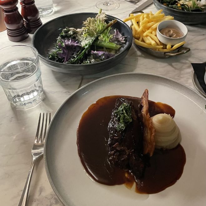 Ox cheek at liberte edinburgh